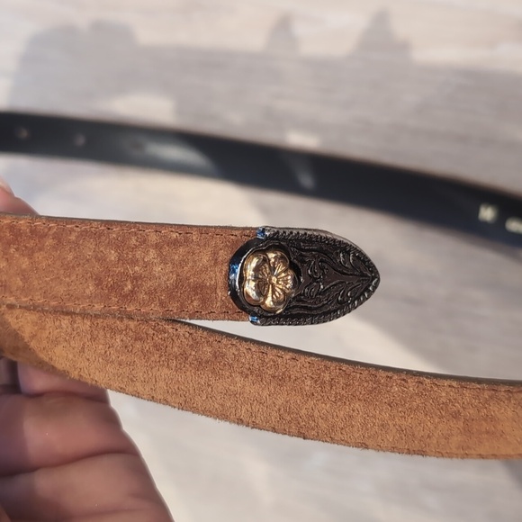 Vintage Leather Western Belt - Picture 7 of 8